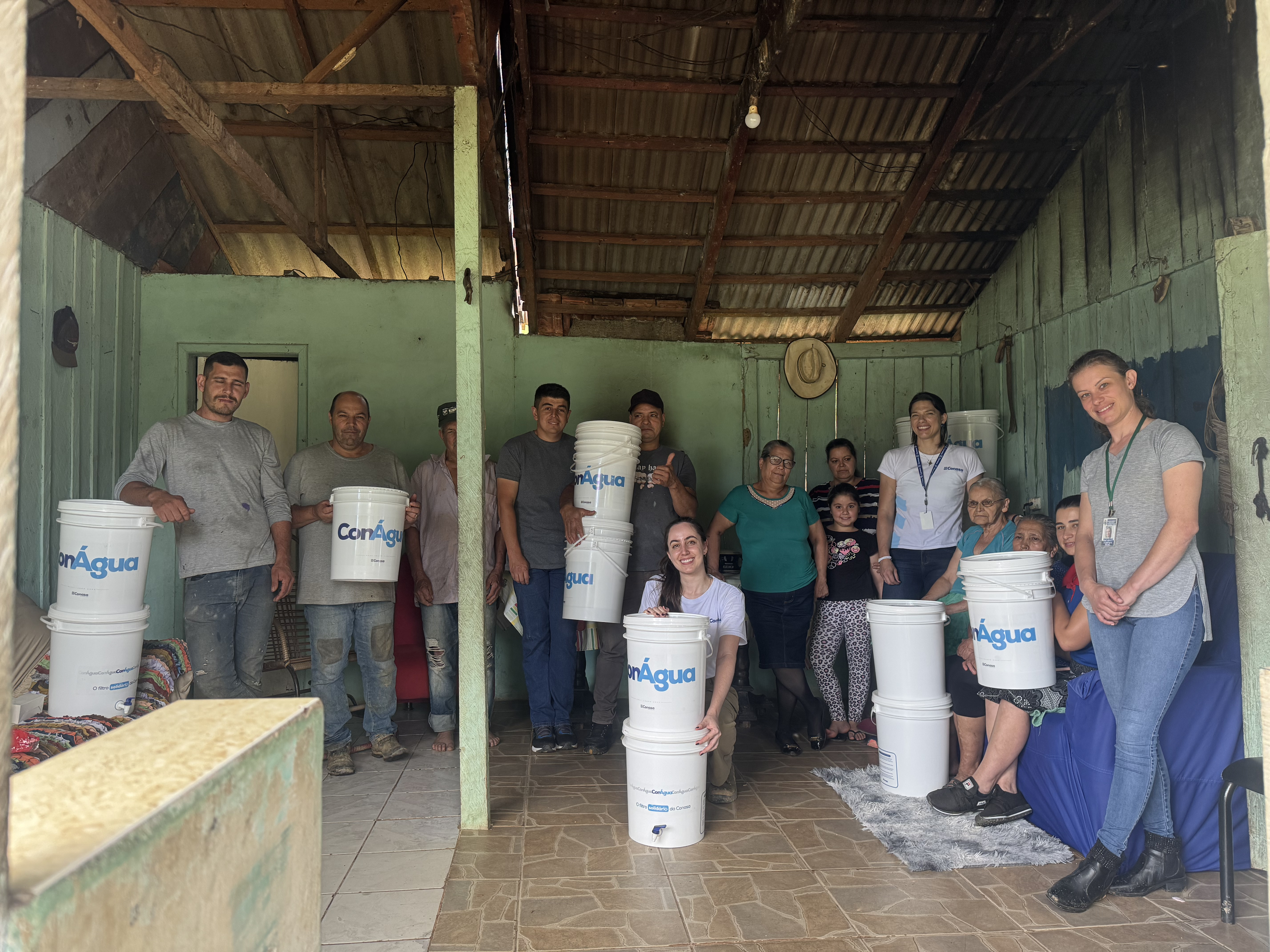 Conasa entrega 150 filtros ConÁgua para famílias sem acesso a água potável em Doutor Ulysses